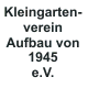 Kleingartenverein Aufbau von 1945 e.V.