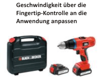 Um mehr zu 14,4V LI Akku-Schlag-<br>bohrschrauber für Kleingärtner zu erfahren, hier anklicken.