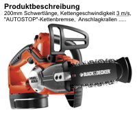 Um mehr zu Akku- Kettensäge GKC1817- Ideal für Kleingärtner zu erfahren, hier anklicken.