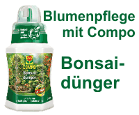 Um mehr zu COMPO Bonsaidünger für Kleingärtner zu erfahren, hier anklicken.