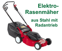 Um mehr zu Ideal für den Kleingärtner<br> Elektro-Rasenmäher LR 48 TE zu erfahren, hier anklicken.