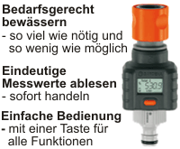 Um mehr zu Für den Kleingärtner - GARDENA Wassermengenzähler zu erfahren, hier anklicken.