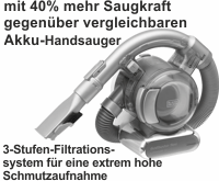 Um mehr zu Für Kleingärtner 18V LI Dustbuster Flexi Akku-Handstaubsauger zu erfahren, hier anklicken.