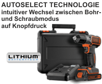 Um mehr zu Für Kleingärtner 18V Autosense Akku-Bohrschrauber zu erfahren, hier anklicken.