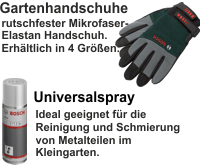 Um mehr zu Gartenhandschuhe und Universalspray für Kleingärtner zu erfahren, hier anklicken.