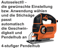 Um mehr zu Autoselect® Pendelhubstichsäge für Kleingärtner zu erfahren, hier anklicken.