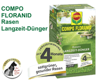 Um mehr zu COMPO GmbH & Co. KG - Compo FLORANID Rasen Langzeit-Dünger für Kleingärtner zu erfahren, hier anklicken.